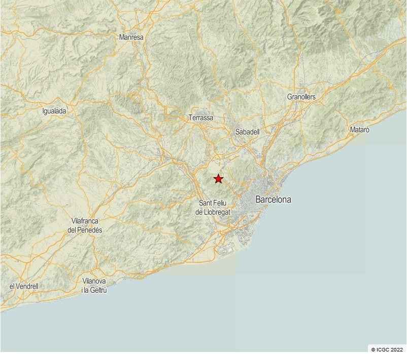 EuropaPress 4471248 zona epicentral terremoto magnitud 25 baix llobregat barcelona