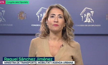 Archivo - La ministra de Transporte, Movilidad y Agenda Urbana, Raquel Sánchez, este miércoles