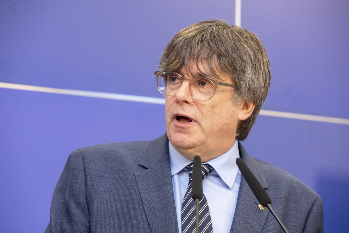 EuropaPress 5313485 catalan leader in exile carles puigdemont pictured during press conference